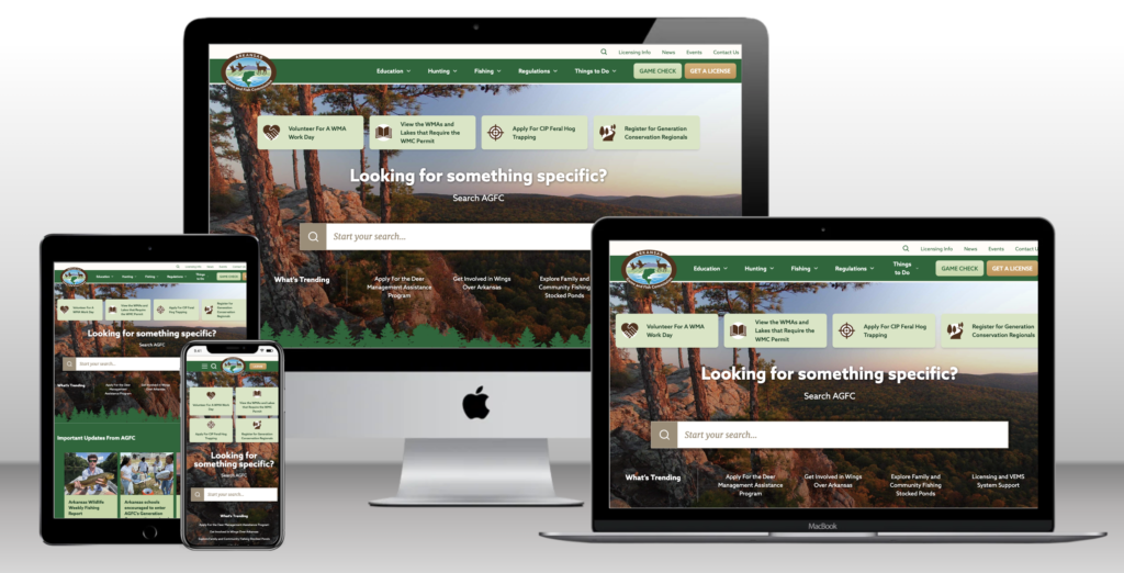 Redesigning Arkansas Game & Fish From a Click-Heavy Maze to a Site People Actually Use